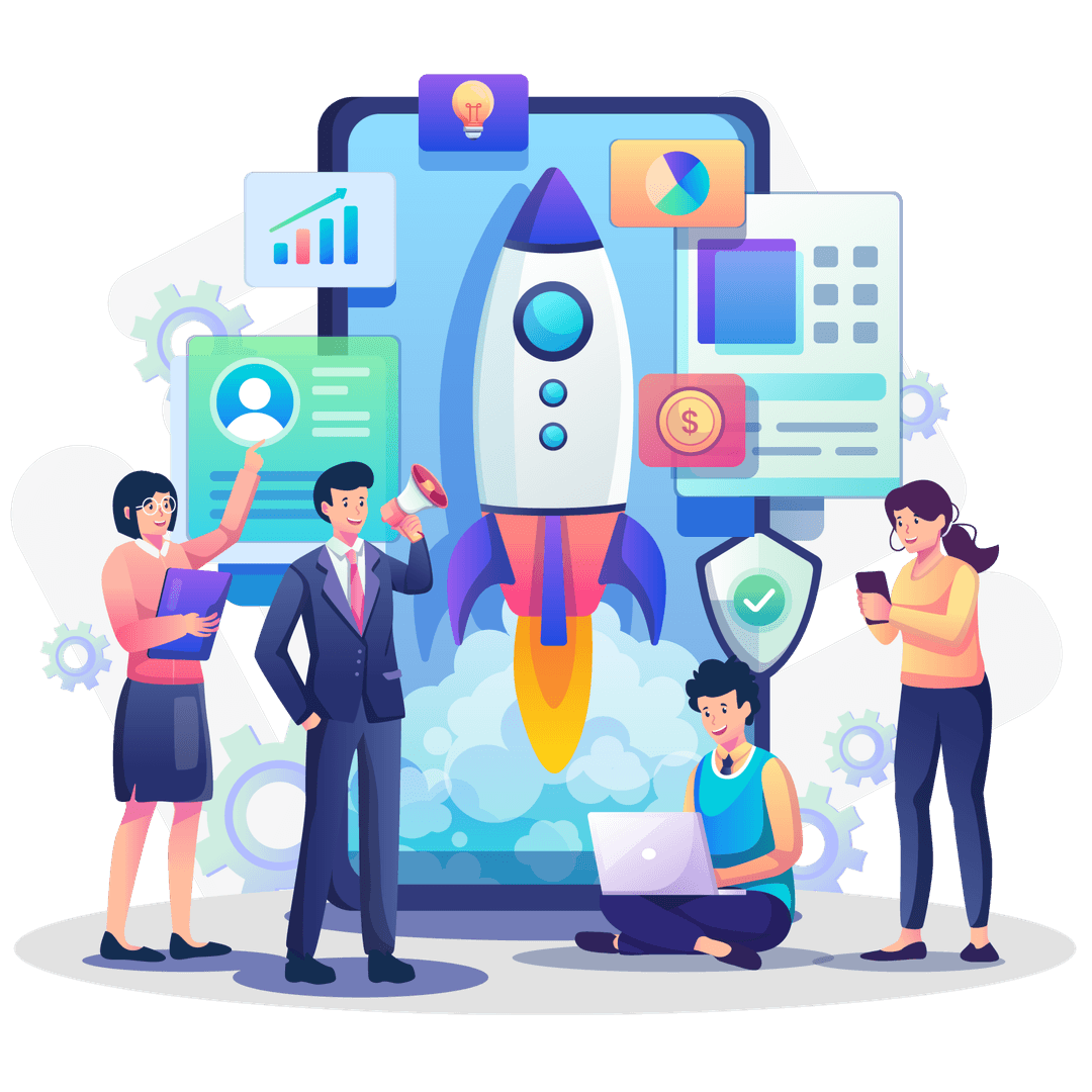 Ilustrasi halaman dalam pengembangan